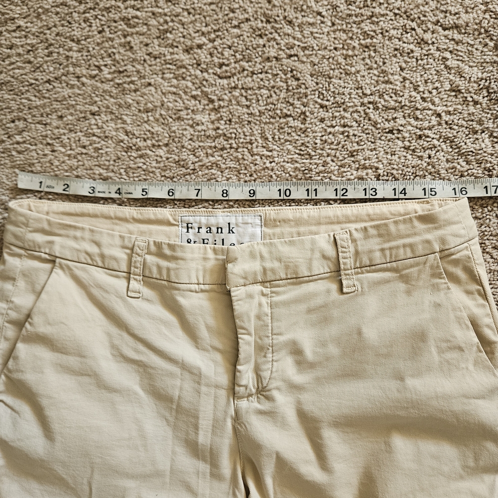 Frank & Eileen Wicklow Beige Cropped Chino Pants - Picture 6 of 8